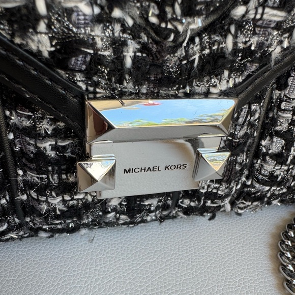 Michael Kors Tweed Handbag NWT - Picture 2 of 9